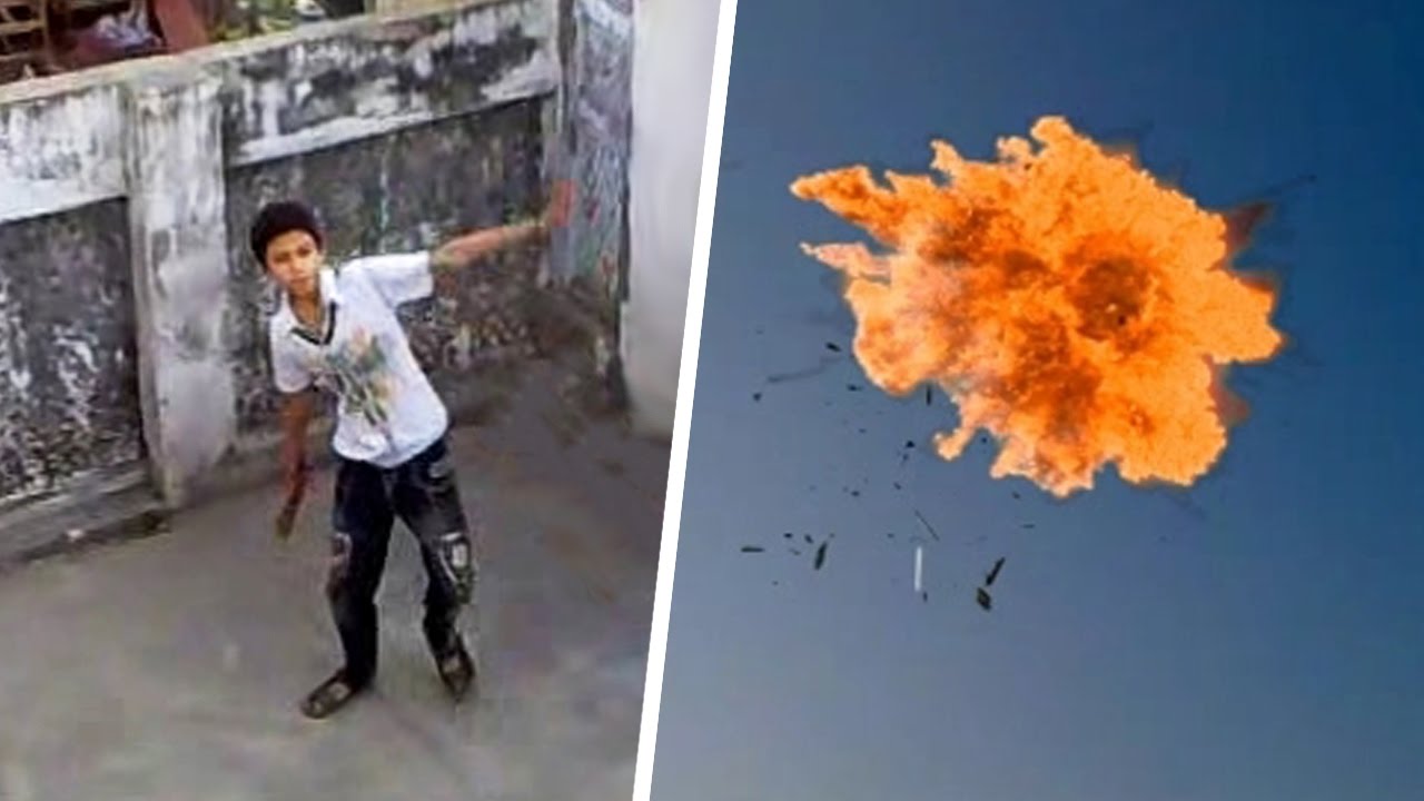 Airplane Explosion Vine Visual Effects Test YouTube
