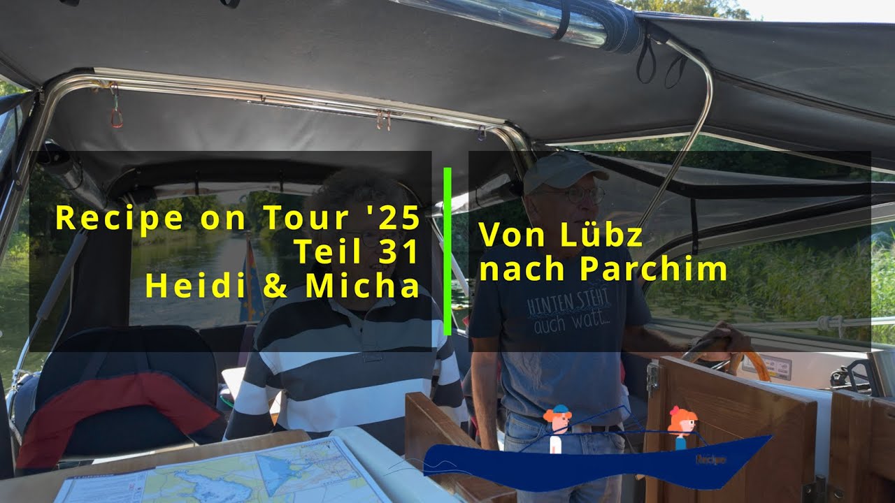 Von Lübz geht es weiter die idyllische Elde hinab bis Parchim. Recipe on Tour '25  Teil 31.