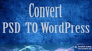 6 PSD To WordPress modify page and single page