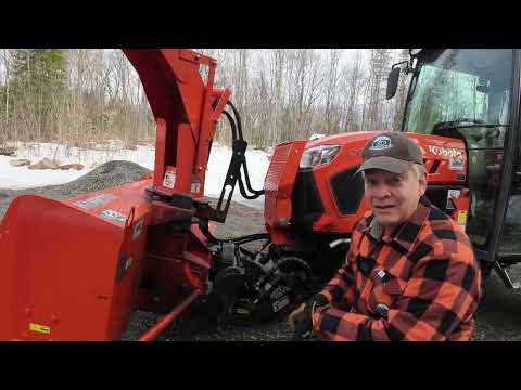 664 Kubota LX2610 Tractor. Removing the Kubota LX2980 Front Mount Snowblower. Spring is Here?   4K