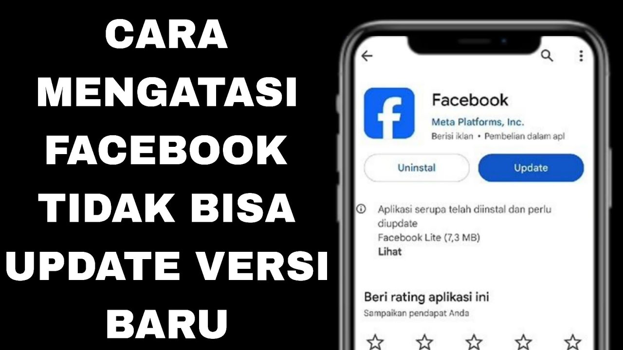 Cara Mengatasi Facebook Tidak Bisa Update Versi Baru