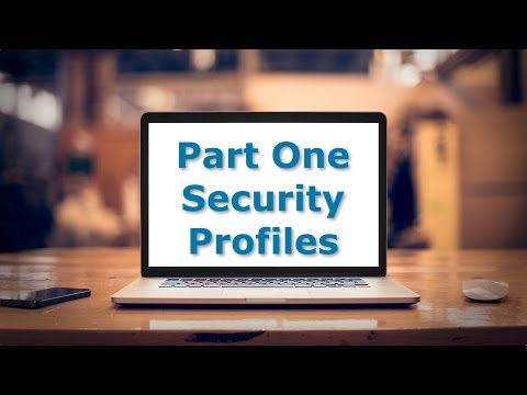 RMS User Management - Part One Security Profiles