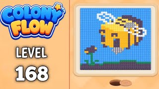 Colony Flow Level 168 walkthrough & solution Gameplay Easy
