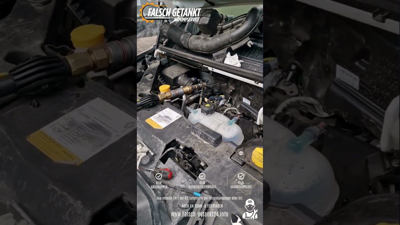 ⛽ Benzin in Diesel getankt in Nürnberg? Deine mobile 24/7 Soforthilfe unter 📞 08007236923