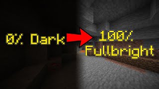 How To Enable Fullbright In Minecraft Pre-1.19