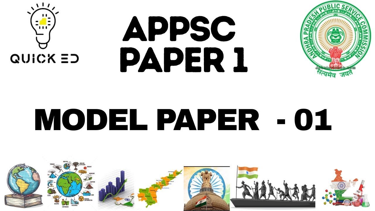 🔥 APPSC Group Exams | Paper-1 Model Paper – 1 | Full Length Mock Test | Quick ED