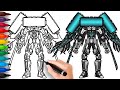How to draw titan computerman  skibidi toilet wars  easy step by step drawing