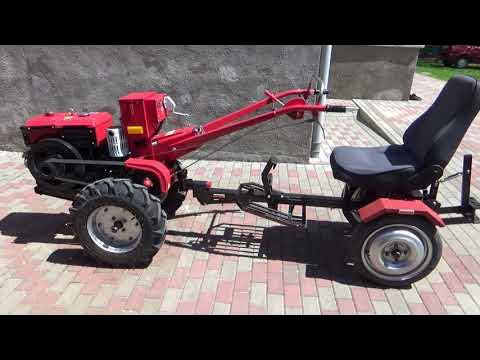 Самодельный адаптер для тяжелого мотоблока - YouTube