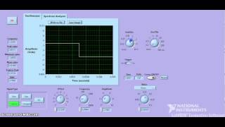 LabVIEW function generator, oscilloscope, spectrum analyzer