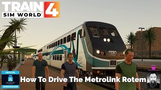 TSW4 How To Drive The Metrolink Rotem Cab Car screenshot 4