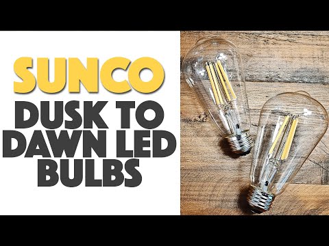 Sunco Dusk to Dawn Automatic LED Light Bulbs — video thumbnail