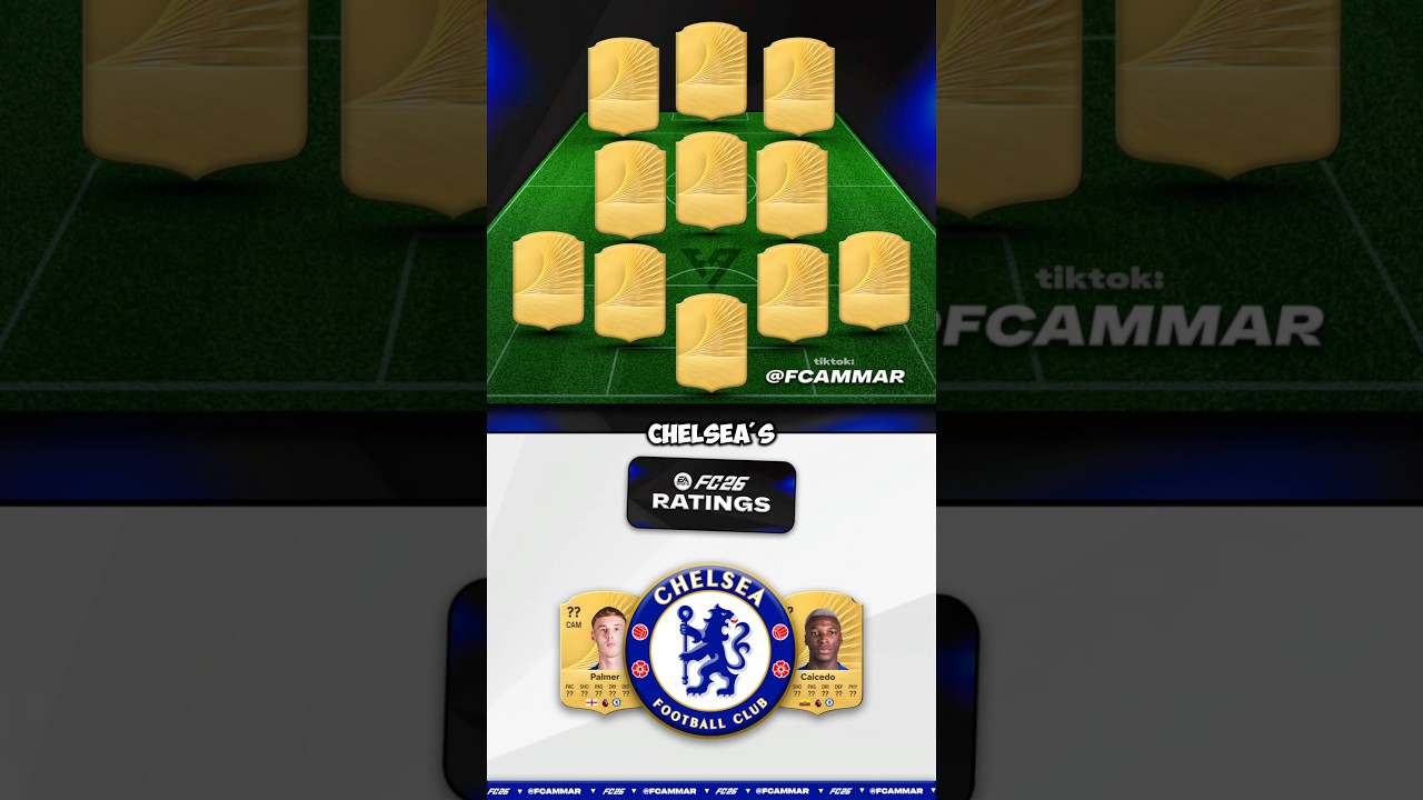 This is Chelsea's FC 26 Ratings 🔵🏴󠁧󠁢󠁥󠁮󠁧󠁿⚡️🆕 