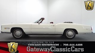 Player Profile 1975 Cadillac Eldorado Convertible Gateway Classic Cars Chicago #810