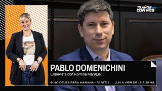 Pablo Domenichini, cabeza en la lista de Somos Buenos Aires en "No dejes para mañana"