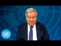 Un chiefs address to finance ministers climate action coalition  united nations