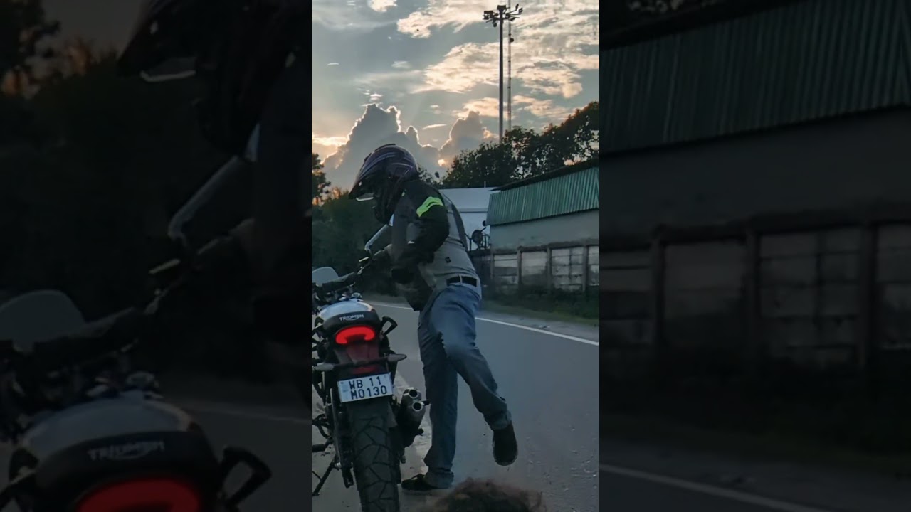 First Sit on My New Triumph Scrambler 400Xc 🏍️🔥 | Dream Bike Vibes