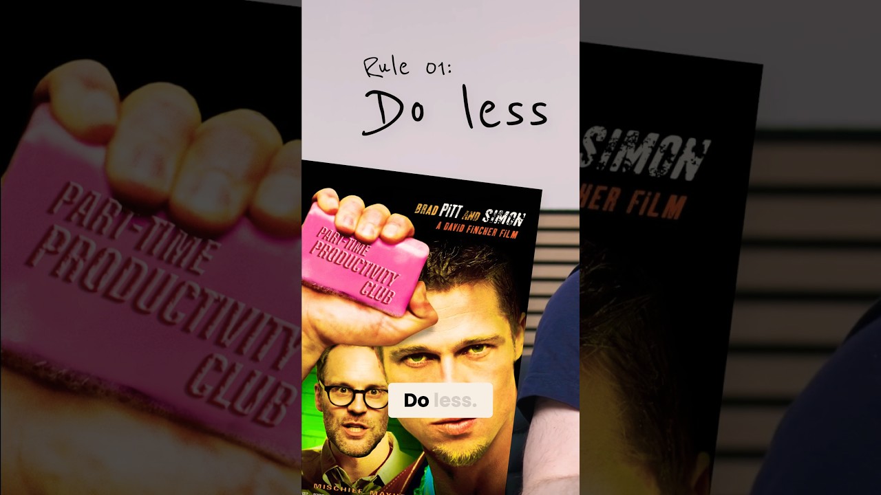 The First Rule of Part-time Productivity Club is… 😆🤝🔥 