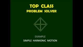 Top Class Solutions Shm Mass Spring