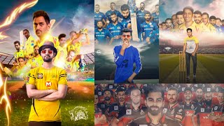IPL photo editing tutorial 2020 in PicsArt | IPL favorite team photo editing picsart | KR Editing screenshot 4