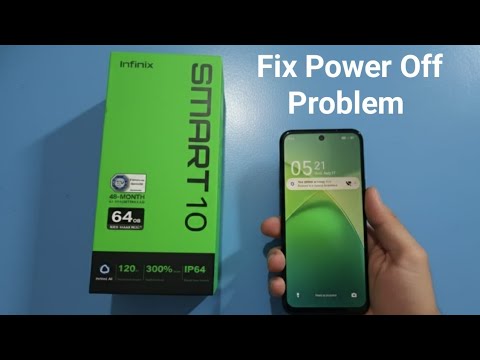 Infinix Smart 10 How To Fix Power Off Problem 