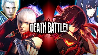 Fanmade Death Battle Trailer: Dante and Vergil Vs Ryuko and Satsuki (Devil May Cry Vs Kill La Kill)