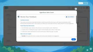 Salesforce Agentforce Sales Coach: Turn Customer Conversations into Actionable Coaching