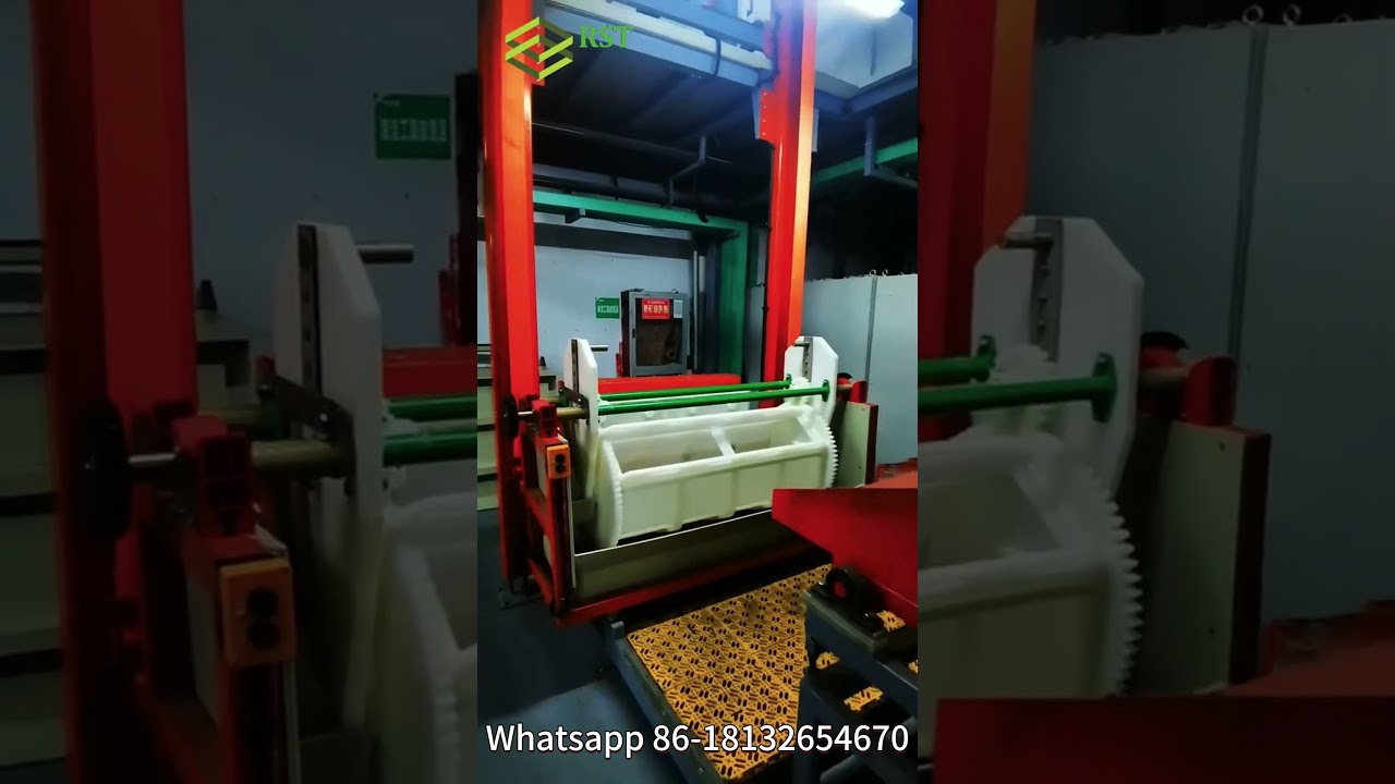 Auto loading machine for barrel galvanizing line 