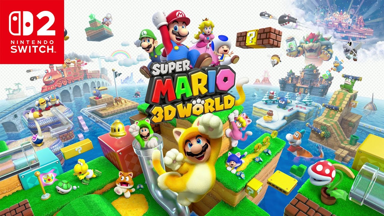 Super Mario 3D World (Switch 2) - Full Game 100% Walkthrough (4K 60FPS)