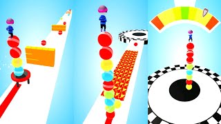 Stack Ride 3D _all leveles gameplay tornado game Android, iOS screenshot 2