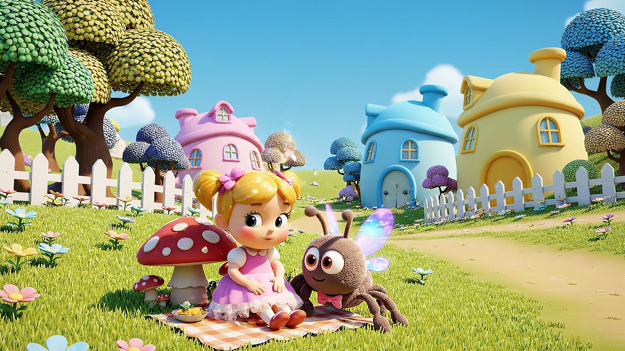 Little Miss Muffet Spider Tea Party | Fun Friendship Song