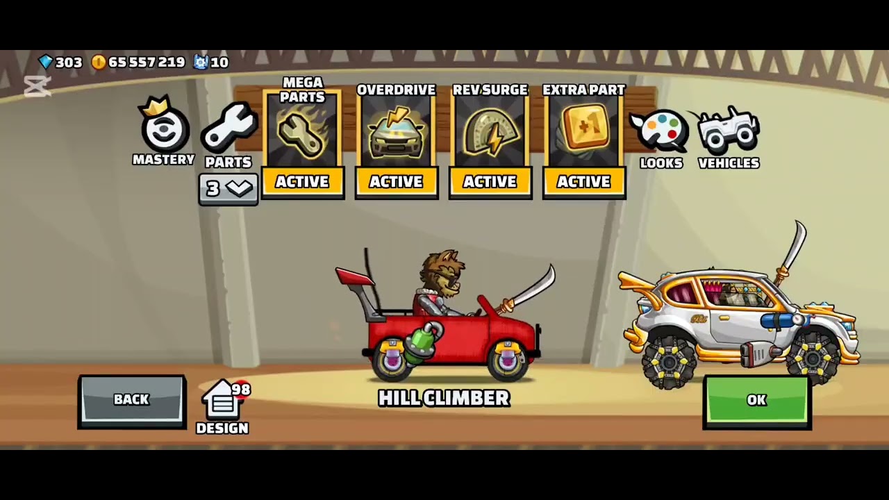 Race, Rocket, Repeat te in hill climb racing 2