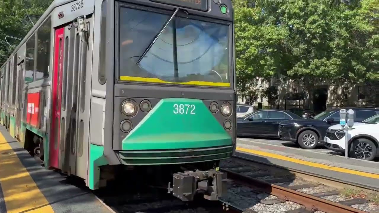 Boston MBTA Green LineC Englewood Avenue ボストン地下鉄小さな駅