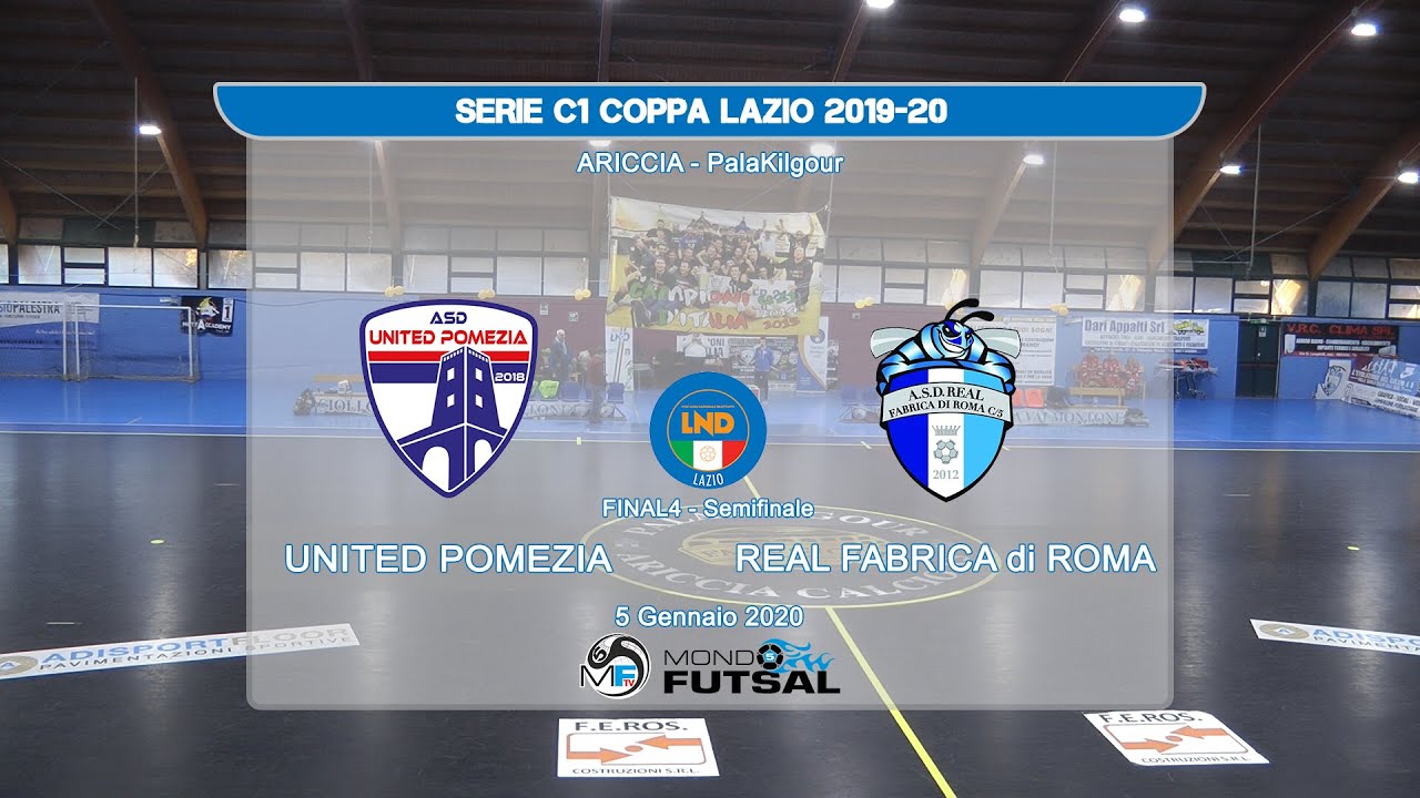 Serie C1: United Pomezia vs Real Fabrica di Roma Final4 - highlights