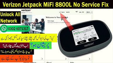 Verizon 8800L Jetpack MiFi UNLOCK #How To-Unlock-Verizon Netwok device No Service Best software 2025