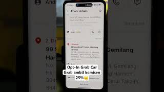 Pelarasan Opt In Grab E-hailing, Grab ambil komisen lebih 20%
