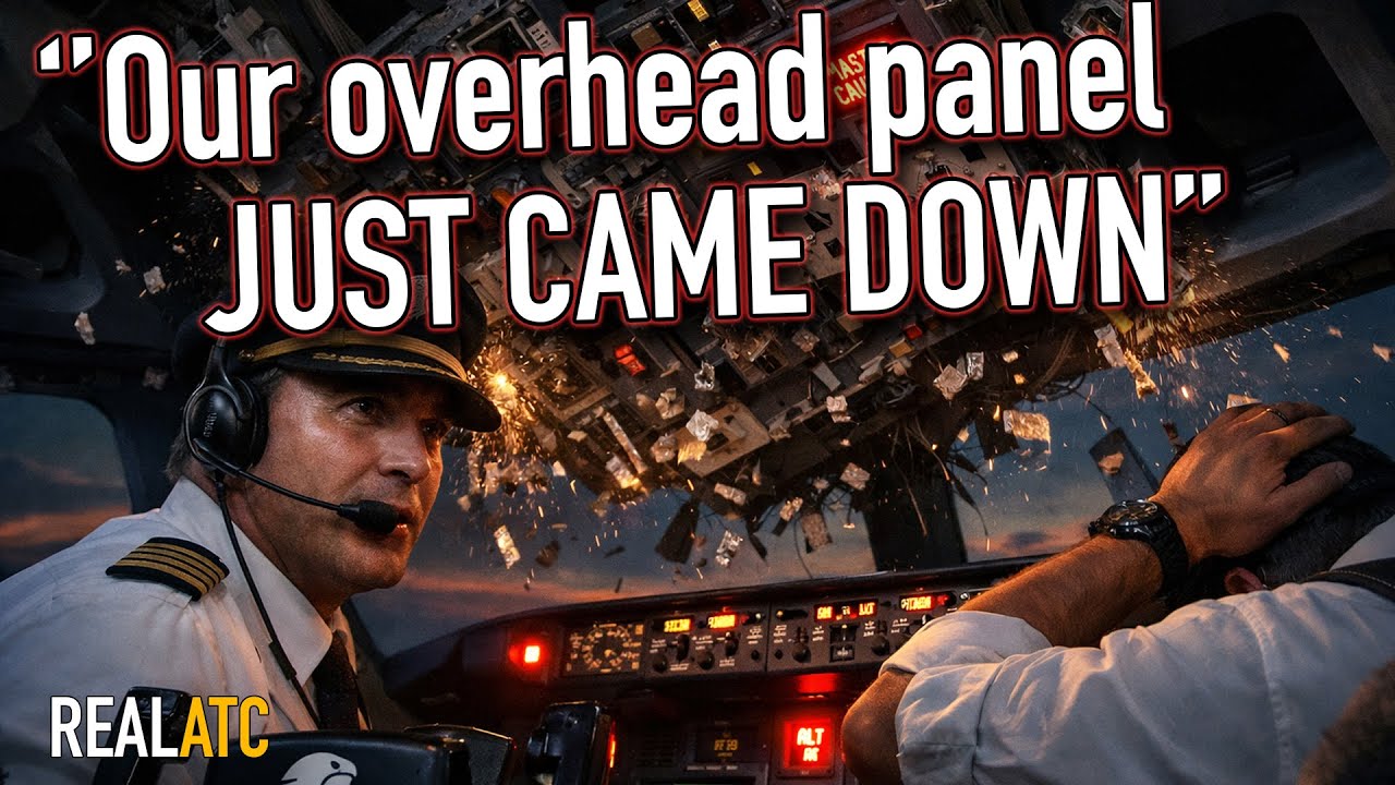 Панель управления на борту Boeing 737 MAX отсоединилась в полете. Реальные данные диспетчера УВД.