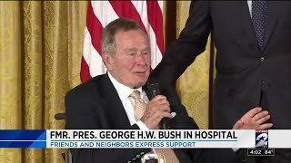 Former President George H.W. Bush in hospital