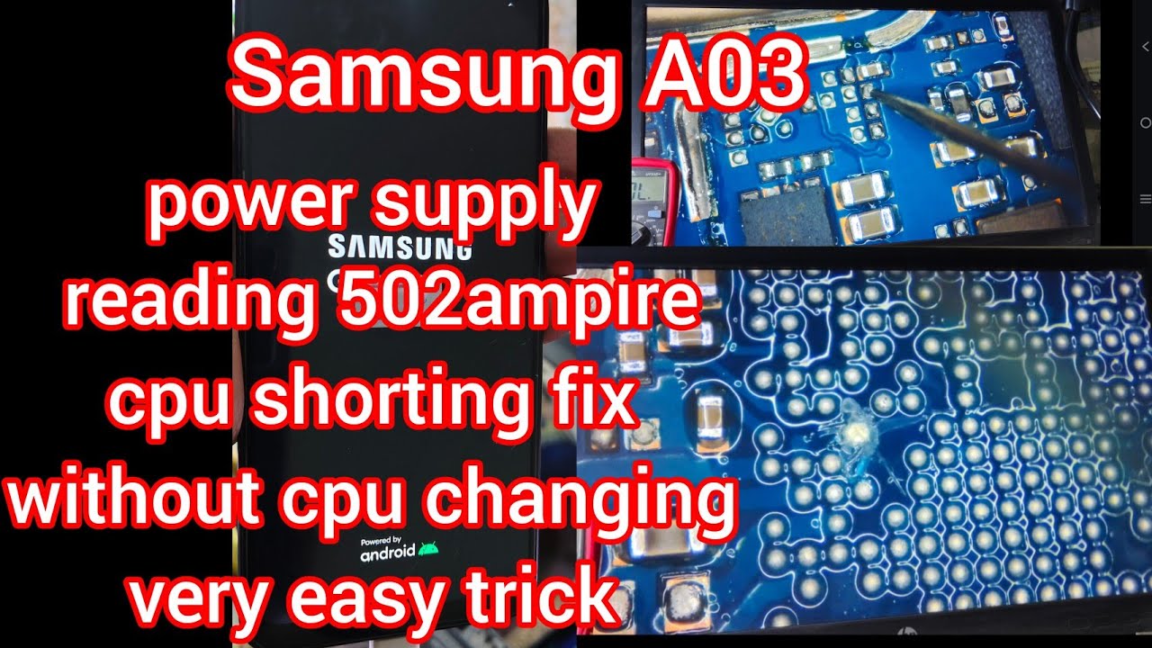 Samsung A03 Fully Dead Mobile Repair