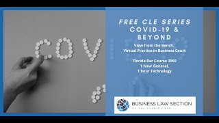 Course 3969- A View from the Bench: Virtual Practice in Business Court