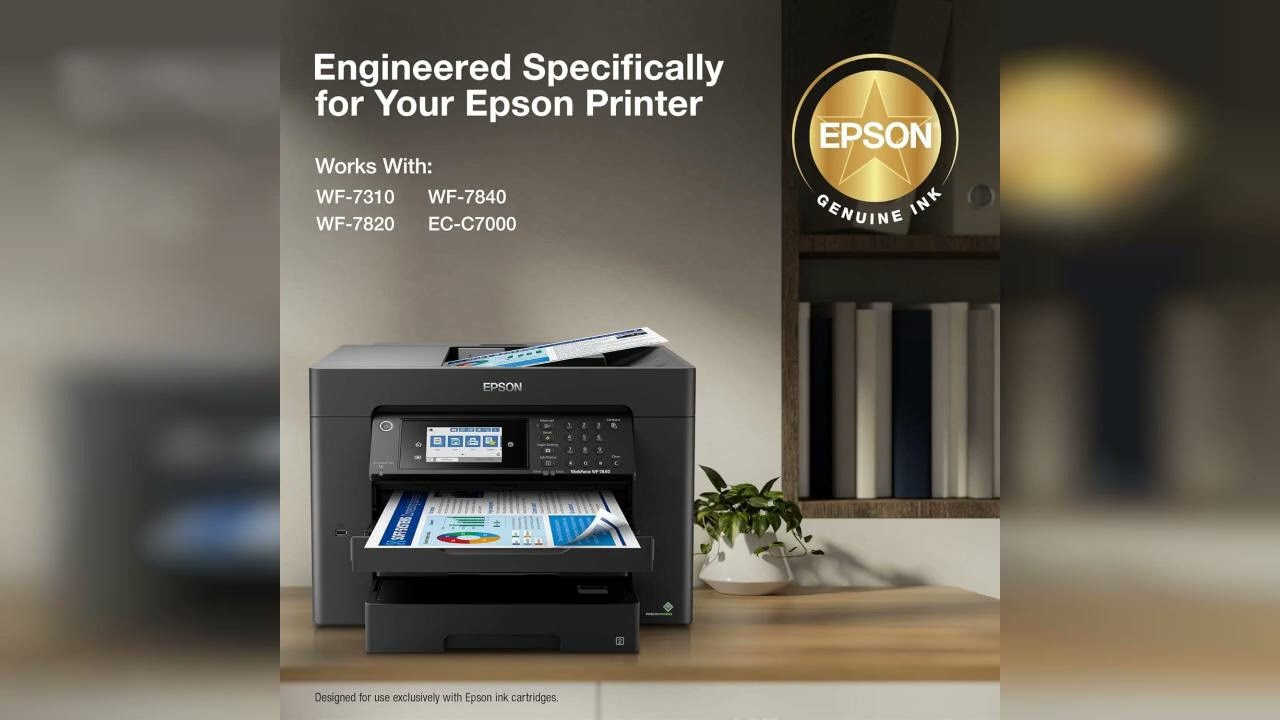 Review: EPSON 812 DURABrite Ultra Ink Standard Capacity Black Cartridge (T812120-S) Works with...