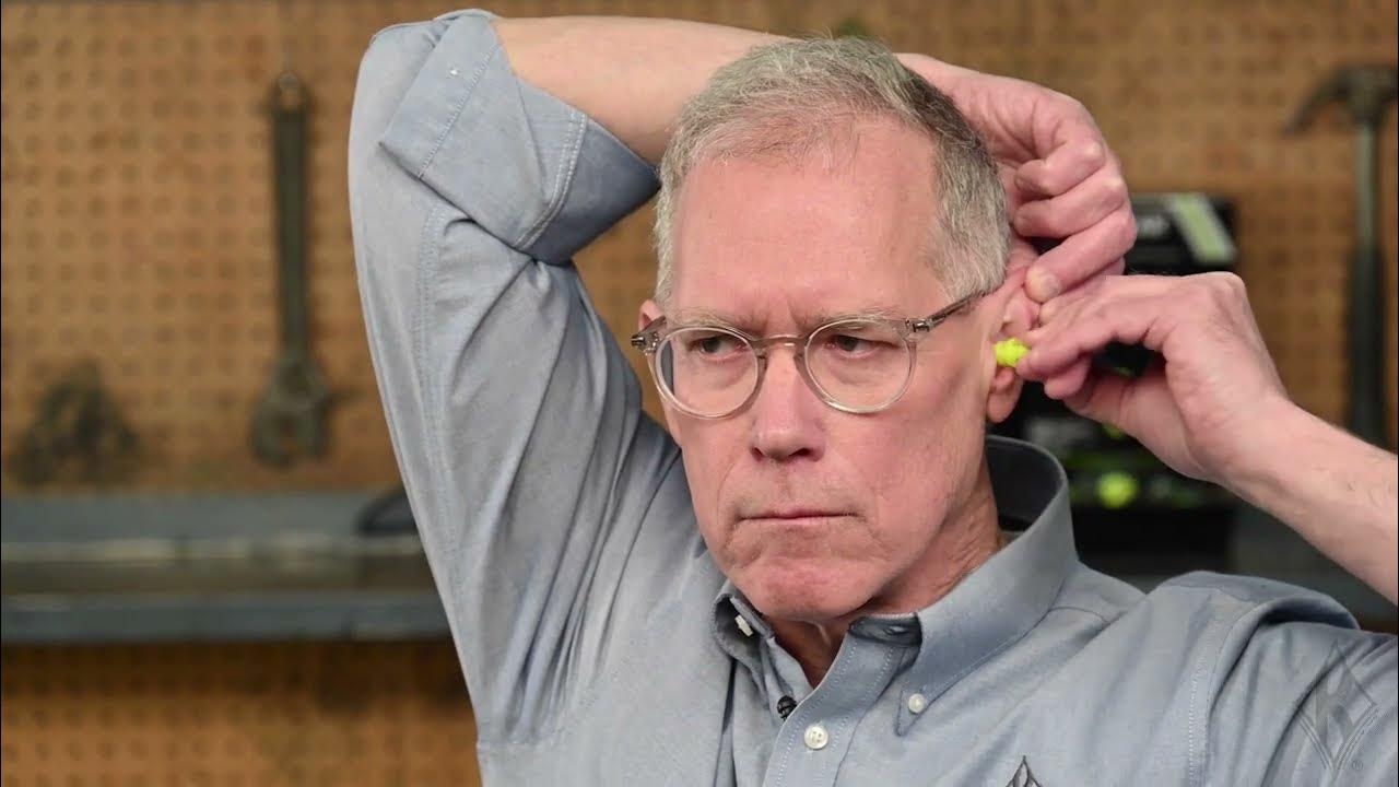 Hearing Protection How to insert earplugs correctly YouTube