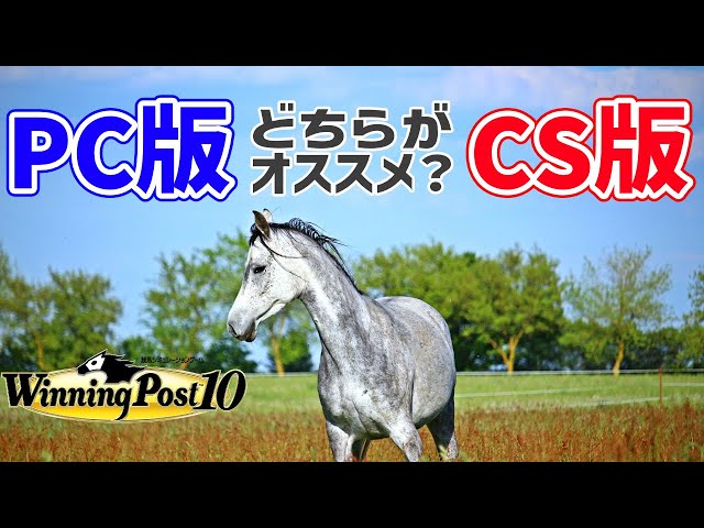 ウイニングポスト10】どちらがおすすめ？PC版とコンシューマー版を比較 