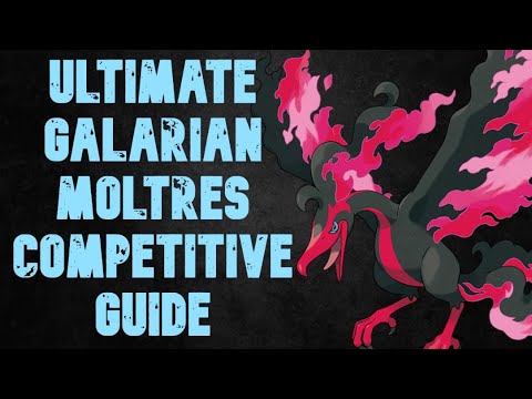 How to use MOLTRES! Galarian Moltres Moveset Guide! Pokemon Sword