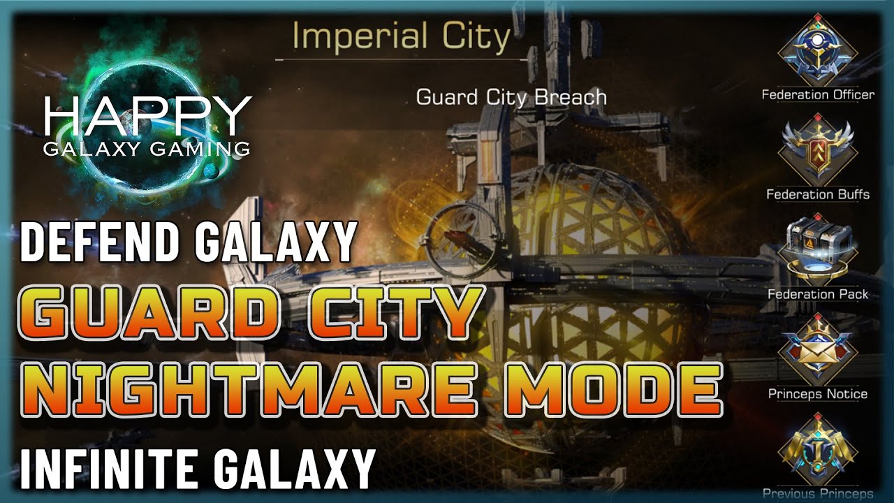 Infinite Galaxy - Defend Galaxy Phase 1 - Guard City Done the Hard Way