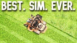 GLOGAL LAUNCH DAY!!! BEST GAME EVER MADE?! Checking Out The Ultimate Sim | Lawn Mowing Simulator 2 screenshot 1