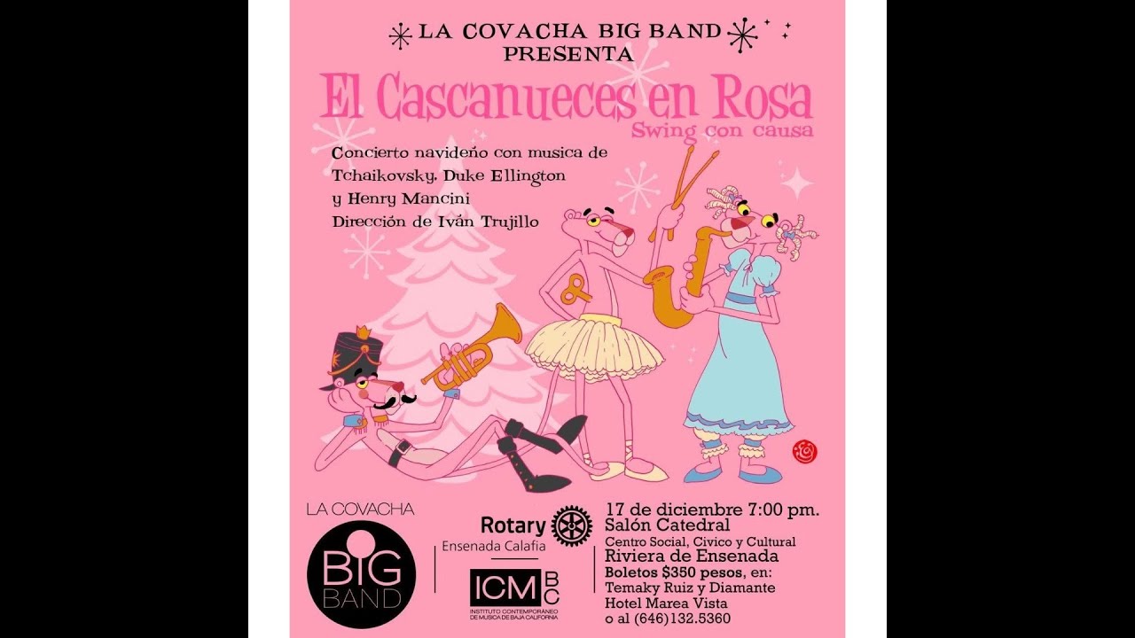 Covacha Big Band: el Cascanueces en rosa. 17 de diciembre de 2025