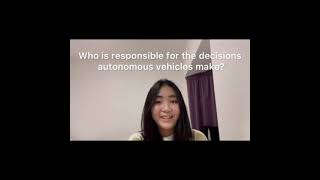 Responsible robotics: Who is responsible for the decisions autonomous vehicles make ?