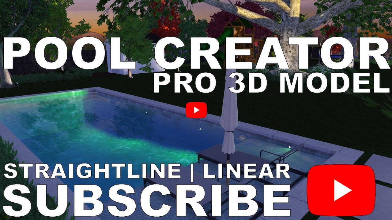 The Nordberg Pool - Pool Creator Pro 3D Model