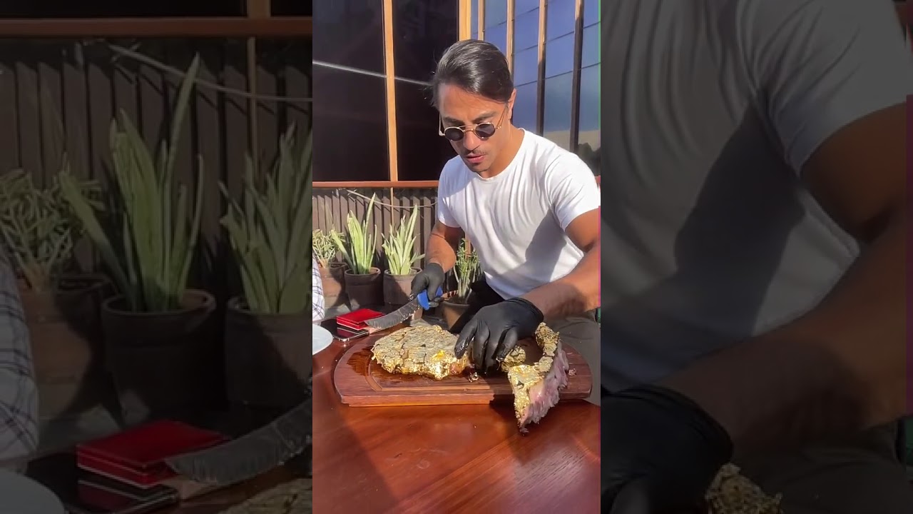 Gold Tomahawk vs. Salt Bae ($1000 Steak)