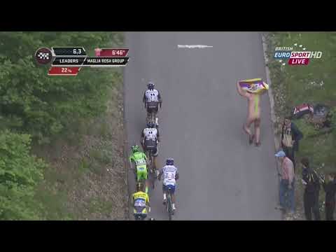 The 2014 Giro d'Italia sees its 1st appearance of the Borat mankini!